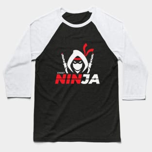 ghost ninja Baseball T-Shirt